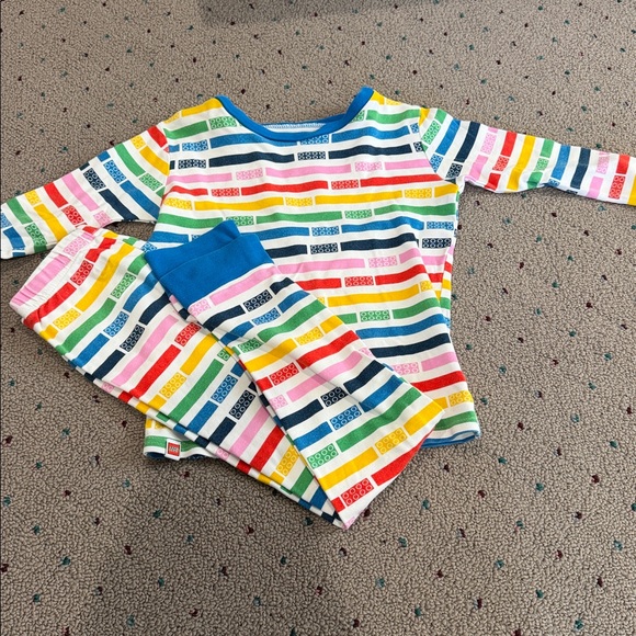 Lego Other - Primary colored Lego cotton long sleeve pant pajamas size 10